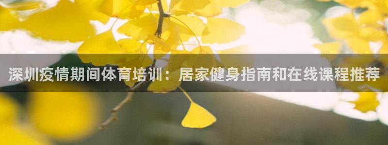 极悦平台注册登录失败：深圳疫情期间体育培训：居家健身