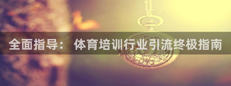 极悦平台是干什么的啊：全面指导： 体育培训行业引流终