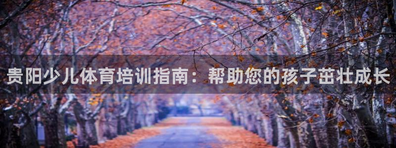 极悦官方网站app下载：贵阳少儿体育培训指南：帮助您