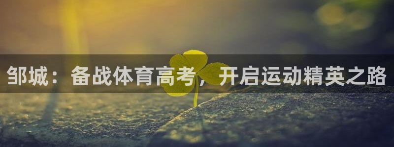 极悦平台注册申请流程详解：邹城：备战体育高考，开启运