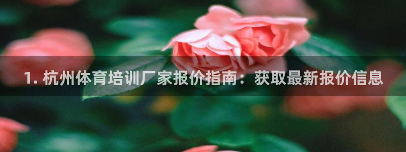 极悦娱乐的最新版本更新内容在哪：1. 杭州体育培训厂