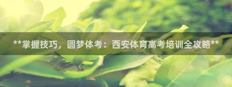 极悦平台官方网站：**掌握技巧，圆梦体考：西安体育高